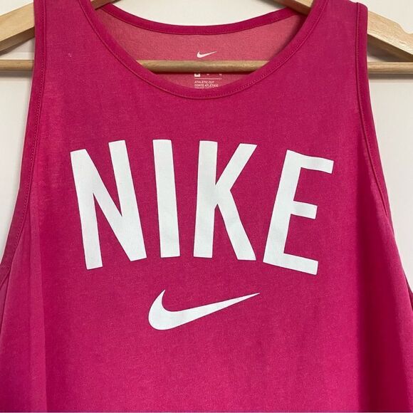 Nike Performance Dri Fit Pink Activewear Tank Top Shirt - Picture 3 of 5